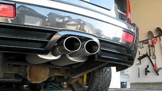 Jeep SRT8 Exhaust WK1 Magnaflow Catback reso delete [upl. by Atinehc372]