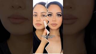 Glowy brown bronze makeup for olive skin🤎 Glow up transformation makeupshorts shortsmakeup [upl. by Ylrebmik]