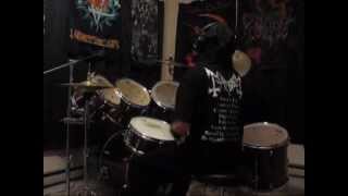 Mayhem  Freezing Moon Dead on vocals  Drum Cover [upl. by Boorman]