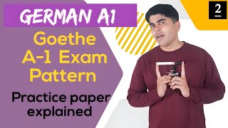 2 Goethe Zertifikat A1 Prüfung  German A1 Goethe Exam preparation series exam pattern in detail [upl. by Dave]