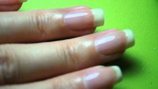 Sparkly American Manicure Tutorial [upl. by Obadias189]