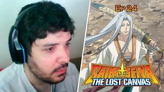 A Batalha Sangrenta  1ª Vez Assistindo Saint Seiya The Lost Canvas  EP 24 React [upl. by Rehpinnej]