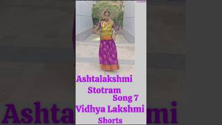 Ashtalakshmi Stotram song 7  Vidhya Lakshmi  Shorts MSailakshita [upl. by Lolly788]