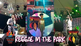 Antigua Sailing Week 2024  Reggae in the Park featuring Drastic Sanchez amp More [upl. by Aliakam609]