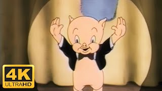 Looney Tunes  Porkys Preview 1941 Remastered 4K 60FPS [upl. by Enitsuj]