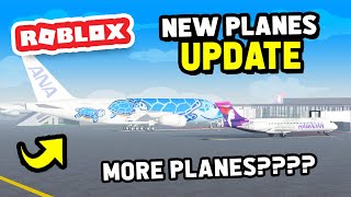 NEW PLANES UPDATE in Cabin Crew Simulator Roblox [upl. by Ainit505]