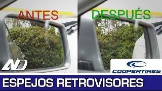 ¿Cómo deben ir los espejos retrovisores  Cooper Consejos en AutoDinámico [upl. by Ytsim]