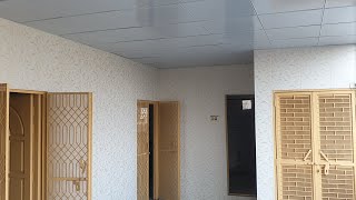 Install PVC PANELLING sheets amp SEILING viral shorts [upl. by Nnahtebazile]