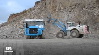 TEREX TR70 truck at Longcliffe Quarries in Derbyshire [upl. by Surdna920]