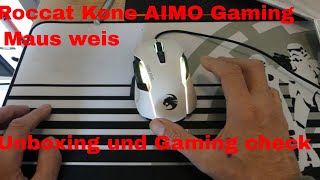 Roccat KONE AIMO Gaming Mouse review  its big and beautiful [upl. by Aicirtac238]