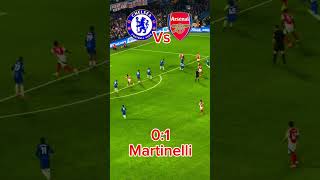 Martinelli goal against Chelsea  Chelsea vs Arsenal EPL match day trending epl martinelli viral [upl. by Zoi576]