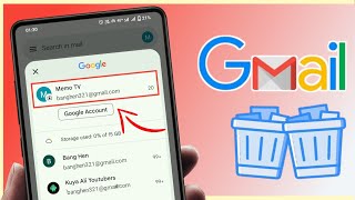 COMMENT SUPPRIMER UN COMPTE GMAIL DUN TÉLÉPHONE 2024 [upl. by Eelir]