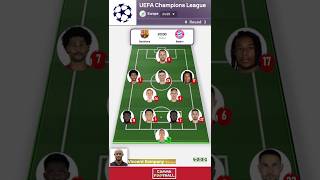 Barcelona vs Bayern  LINE UP amp Starting Bayern XI Live 🔴⚪  UEFA Champions League 202425 [upl. by Weibel]