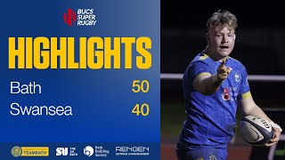 BUCS Super Rugby highlights Bath 50 Swansea 40 [upl. by Abe]