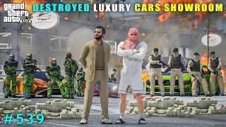 Michael Destroys Luxury Car Showroom For Richman  Gta V Gameplay [upl. by Notak]