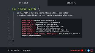 Curso de Java 2024  Clase Math en Java Parte 2  JAVA para principiantes [upl. by Newfeld]