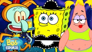 Bob Esponja  A ÉPICA Festa à Fantasia de Halloween do Bob Esponja 🎃  Compilação  Português [upl. by Tompkins]