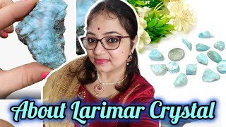 About Larimar Crystal tarothealingwithsreemayee viral [upl. by Waechter]