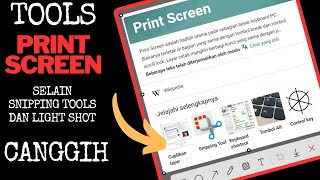 TOOLS PRINT SCREEN SELAIN SNIPPING TOOLS DAN LIGHT SHOT YANG CANGGIH BISA BLUR AREA TERTENTU [upl. by Corsiglia289]