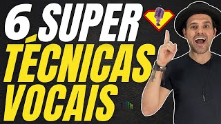 Aula de canto INICIANTE 6 Super Técnicas Vocais [upl. by Nadeau]