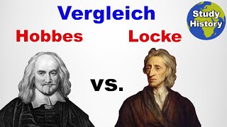 Hobbes und Locke im Vergleich I Menschenbild und Entstehung eines Staates I Anthropologie [upl. by Drusie239]