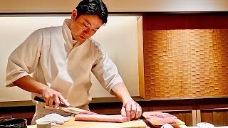 SUSHI RESTAURANT You Should Visit on YOUR TRAVELS to TOKYO：Sushi YuukiOMAKASEJAPAN japanvlog [upl. by Kathy]