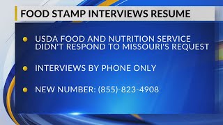 Food stamp interviews to resume by phone only [upl. by Rednazxela]