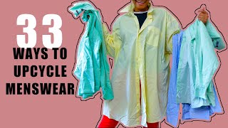 33 Girly Ways To Upcycle Men’s Thrift Clothes [upl. by Mendelson]