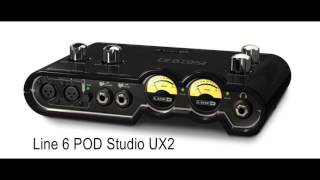 Line 6 POD Studio UX2 vs Scarlett 2i2 Guitar test [upl. by Davena]