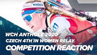 Antholz 2020 Czech Women 4th in Relay [upl. by Lightfoot245]