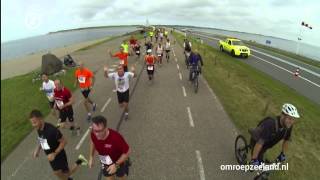 Kustmarathon Zeeland 2013 vanuit de lucht [upl. by Cooe256]