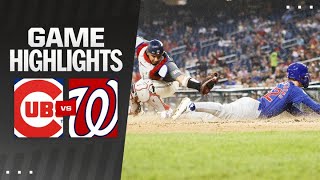 Cubs vs Nationals Game Highlights 83024  MLB Highlights [upl. by Nanaj511]