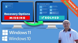 How to Enable Missing Advanced Recovery Options in Windows 11 and in Windows 10  Troubleshoot [upl. by Annadiane]