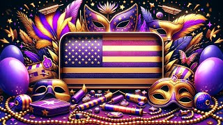 The Final National Anthem of the 2024 Mardi Gras Season in Mobile Alabama [upl. by Asertal]