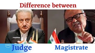 Difference between judge and magistrate  almighty judicial academy  Ashish sir [upl. by Leinehtan]