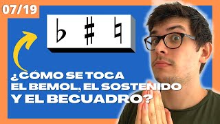 SOSTENIDO BEMOL Y BECUADRO  Diccionario Musical 719 [upl. by Lovich194]