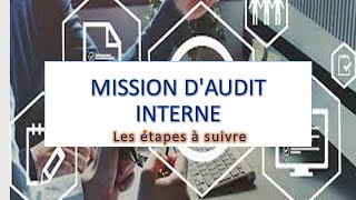 Méthodologie de conduite d’une mission de l’audit interne [upl. by Nygem]