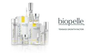 Biopelle Tensage Growth Factor Skincare [upl. by Oneil743]