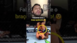 Jamahal Hill braço QUEBRADO 😮 mma ufc luta [upl. by Esinart]