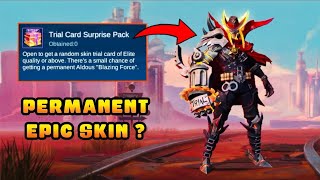 New Aldous Blazing Force Skin😍🥳  Free Box 🎁  Mobile legends  TheFireDude1mlbb [upl. by Adranoel]