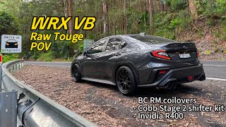 WRX VB TOUGE POV  Spirited Drive ☀️ [upl. by Gyasi]