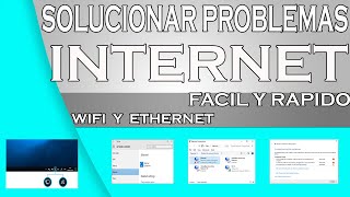 ✅Solucionar Problemas de Conexión internet WIFI y ETHERNET en Windows 7 8 81 y 10  Fácil y Rápido [upl. by Christyna]