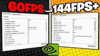 🔧 Nividia Control Panel Best Setting For Gaming To Boost your Fps  2024 [upl. by Elbart439]