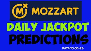 MOZZART DAILY JACKPOT PREDICTIONS 10523 [upl. by Eelsew]