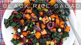 How To Make The Best Black Rice Salad [upl. by Farra121]