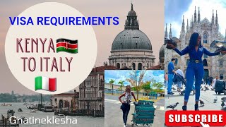 EASIEST WAY TO MOVE FROM KENYA 🇰🇪 TO ITALY 🇮🇹 VISA REQUIREMENTS 🇰🇪to🇮🇹 [upl. by Ecadnak]