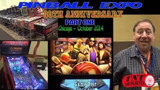 842 PINBALL EXPO 2014 30th ANNIVERSARY w RAZA Zombie AdventurelandPart OneChicagoTNT Amusements [upl. by Aicener]