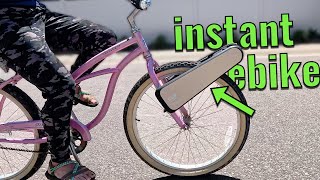 CLIP is the Worlds Quickest Ebike Conversion Kit to make Old Bikes into EBikes [upl. by Northrop739]