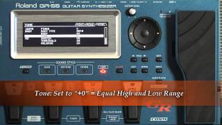 Roland GR55 Guitar Synthesizer  Acoustic Sounds Demo [upl. by Hatch]