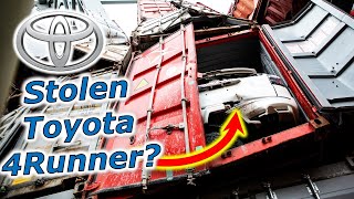 Stolen Cars Discovered On MV Dali Ship  Baltimore Bridge Collapse Toyota 4Runner [upl. by Trometer49]